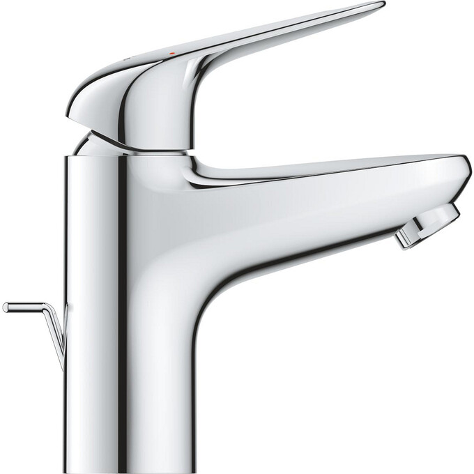 Змішувач для умивальника Grohe QuickFix Swift ColdStart S-Size Chrome 24322001 (хром, з донним клапаном), фото , изображение 3