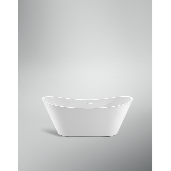 Акрилова ванна VBI Marmolada VBI-070217 (170x75 см, біла, окремостояча), Колір виробника: білий, фото 