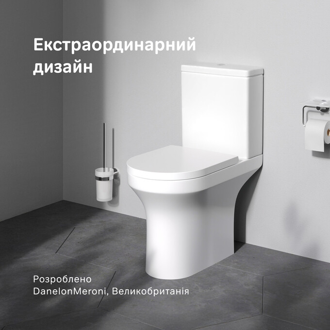 Безободковый унитаз-компакт Am.Pm X-Joy CXA8601SC (с сиденьем), фото 12