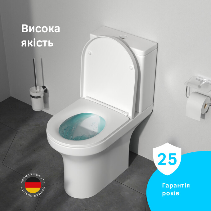 Безободковый унитаз-компакт Am.Pm X-Joy CXA8601SC (с сиденьем), фото 13