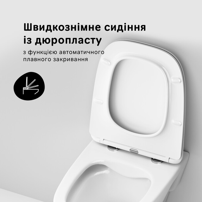 Безободковый подвесной унитаз Am.Pm X-Joy FlashClean CXA1700SC (с сиденьем), фото 13