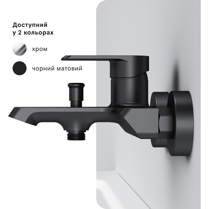 Смеситель для ванны Am.Pm Flash F9H10022 (черный матовый), Цвет производителя: черный матовый, фото 13
