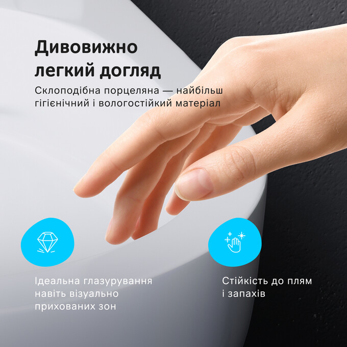 Безободковый подвесной унитаз Am.Pm Like FlashClean C801701SC (с сиденьем), фото 9