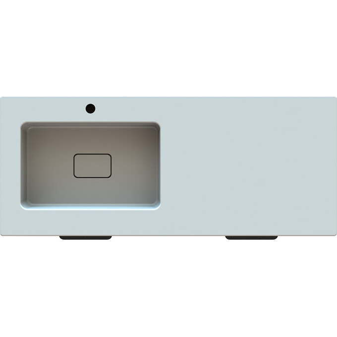 Тумба Snail Ванесса з умивальником Snail Аляска 1200KMF500LA100 (120 см, біла глянсова, ліва, підвісна), Доступні розміри: 120 x 50 L, фото , изображение 13