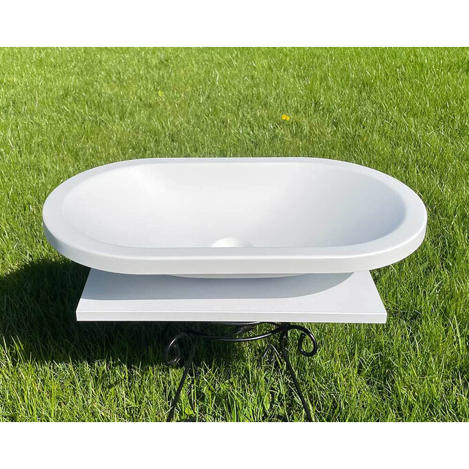 Умывальник Snail Гера White Matt 155A100M (60x35 см, белый матовый), Цвет производителя: белый матовый, фото 3