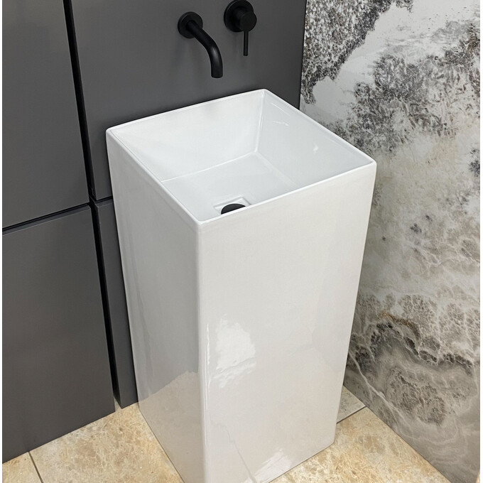 Умывальник VBI Ellera White VBI-019025 (40x41 см, напольный), фото 