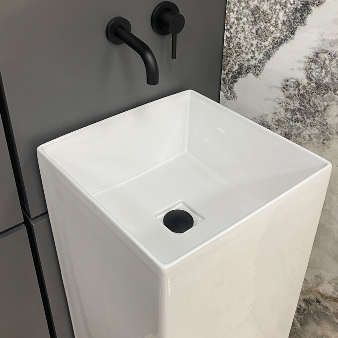 Умывальник VBI Ellera White VBI-019025 (40x41 см, напольный), фото 3