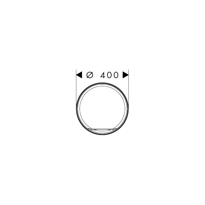 Умывальник Hansgrohe Xuniva Evo S Black Matt 60323670 (40x40 см, черный матовый), Доступные размеры: 40 x 40, Цвет производителя: черный матовый, фото 3