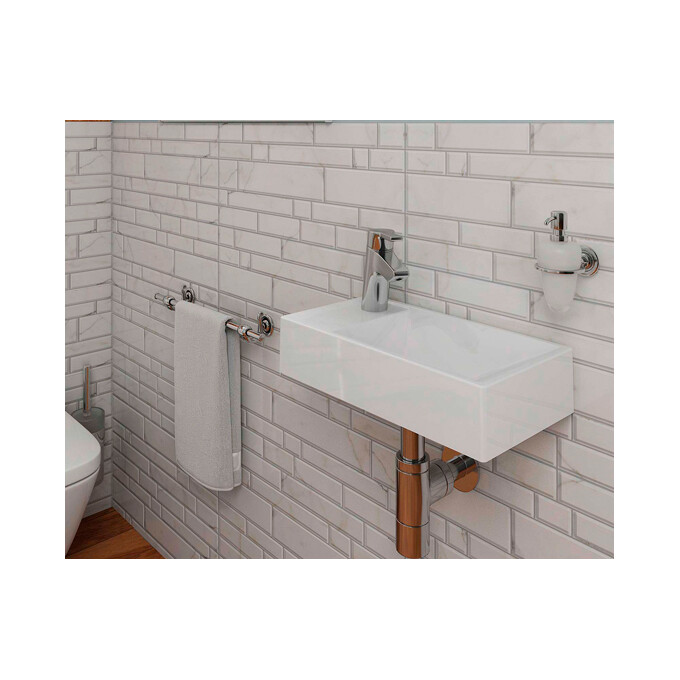 Умивальник Snail Естель L White Matt 153A100M (40x22 см, білий матовий), Доступні розміри: 40 x 22 L, Колір виробника: білий матовий, фото , изображение 6