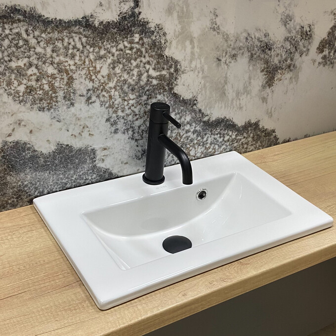 Умивальник VBI Teora 50 White VBI-018050 (51x34 см), Доступні розміри: 51 x 34, фото , изображение 2