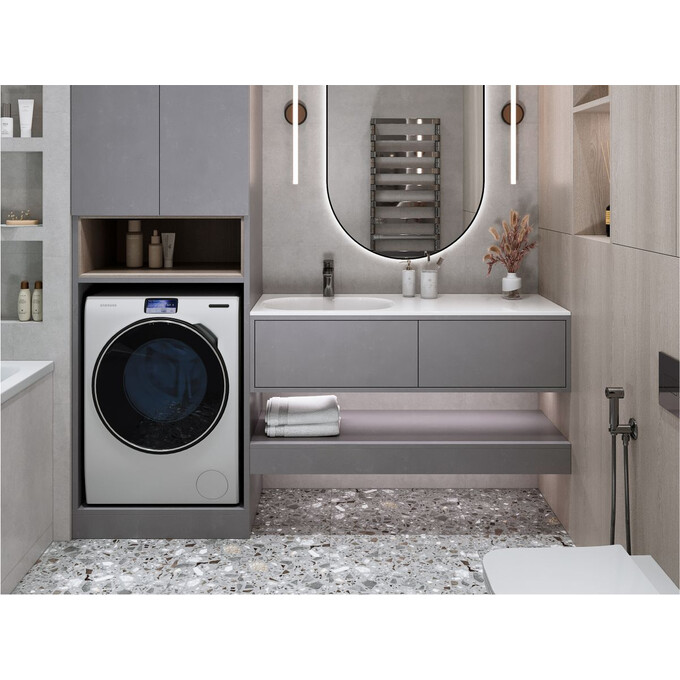 Умывальник Miraggio Lake 1250 L Miramarble 8815428 (125x50 см, с крылом), Доступные размеры: 125 x 50 L, Технология производства: Miramarble, фото 4