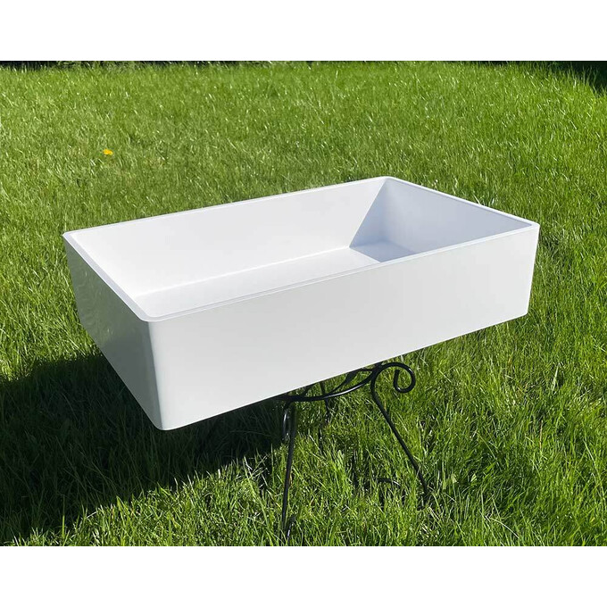 Умывальник Snail Тоскана White Matt 171A100M (60x38 см, белый матовый, чаша), Цвет производителя: белый матовый, фото 2