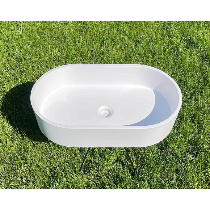 Умивальник Snail Ліана White Matt 172A100M (60x36 см, білий матовий), Колір виробника: білий матовий, фото , изображение 4