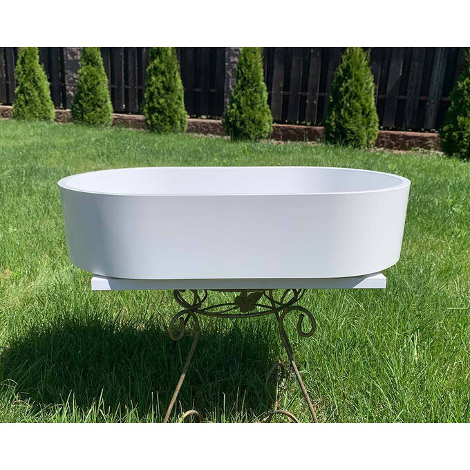 Умивальник Snail Ліана White Glossy 172A100 (60x36 см, білий глянсовий), Колір виробника: білий глянець, фото , изображение 2