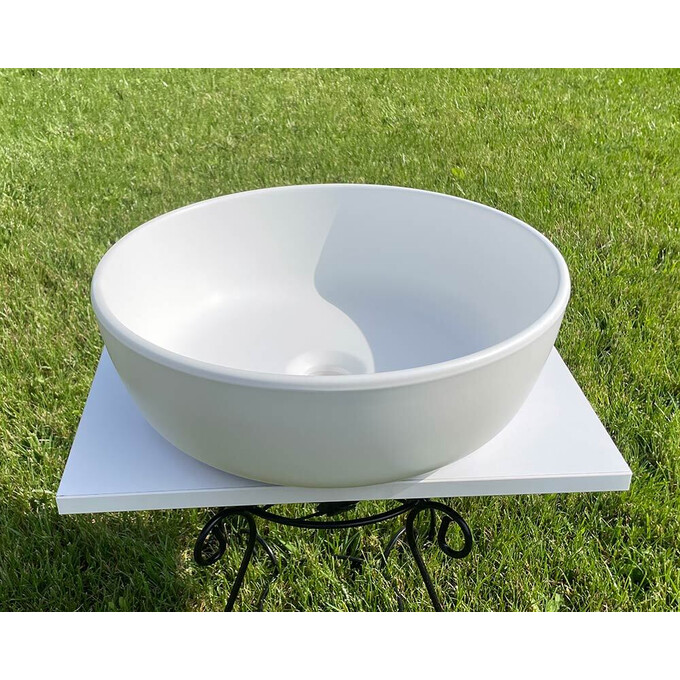 Умывальник Snail Сакура White Matt 177A100M (40 см, белый матовый, чаша), Цвет производителя: белый матовый, фото 