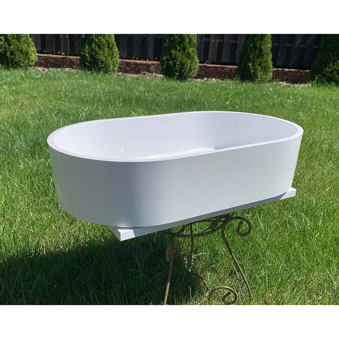 Умивальник Snail Ліана White Glossy 172A100 (60x36 см, білий глянсовий), Колір виробника: білий глянець, фото , изображение 5