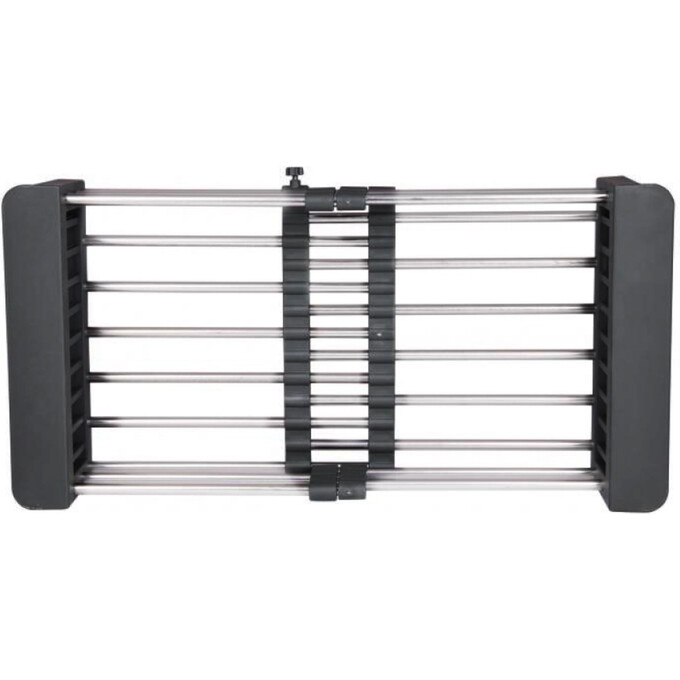 Мойка для кухни Lidz Handmade H5050HB Decor Black PVD Honeycomb LDH5050BDECPVD4836949127 (50x50 см, черный декор, 2.5/0.5 мм, с корзиной, сифоном и дозатором), Доступные размеры: 50 x 50, Цвет производителя: черный декор, Тип поверхности: декор (рифленая), фото 7