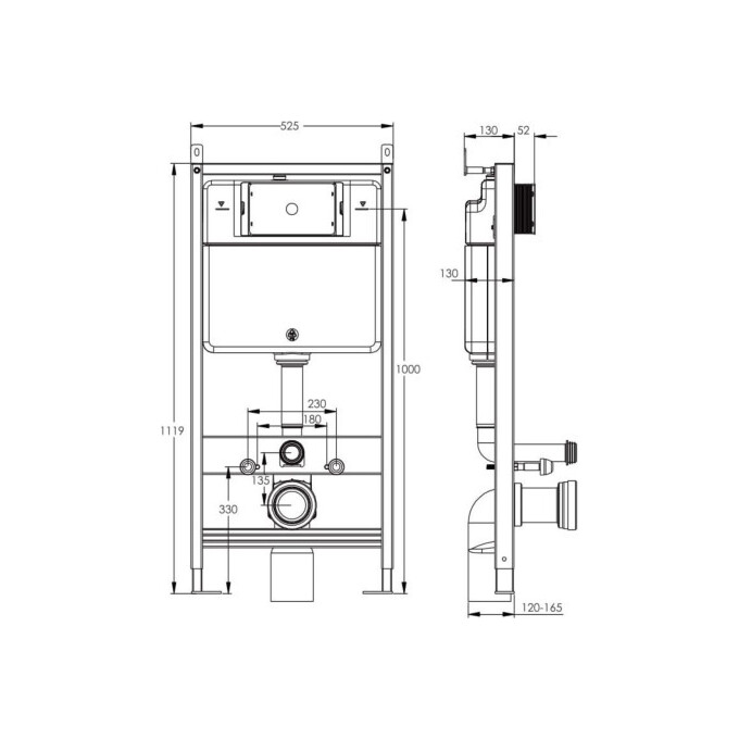 Комплект унітаз з інсталяцією 3 в 1: підвісний унітаз з сидінням Roca Gap A34H470000 + інсталяція Imprese I-Frame i1210 + кріплення до стіни, фото , изображение 9