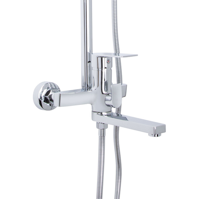 Душевая система Qtap Aries QTARI1112CRM47606 (с изливом), фото 2