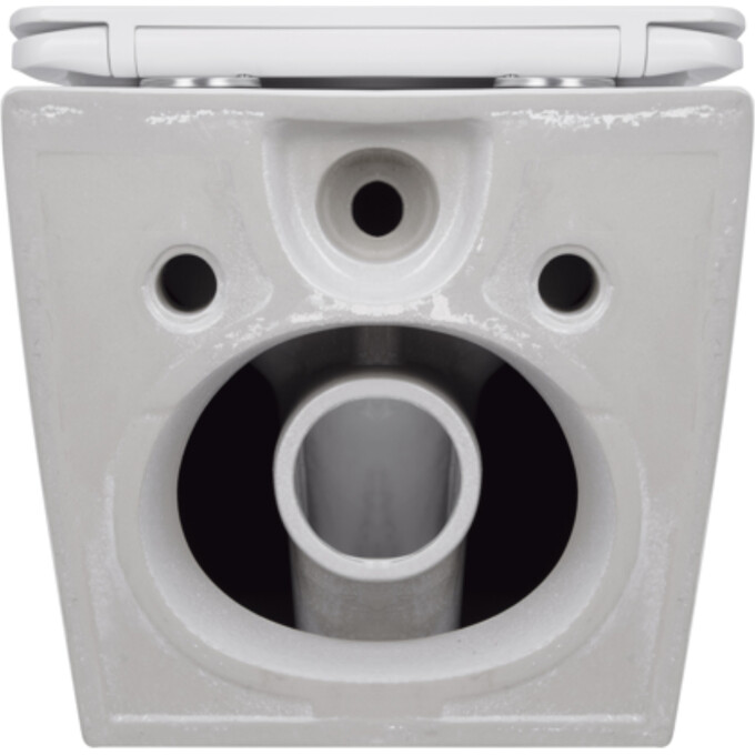 Безободковый подвесной унитаз Qtap Jay Rimless QT07335177RW (c сиденьем), фото 3