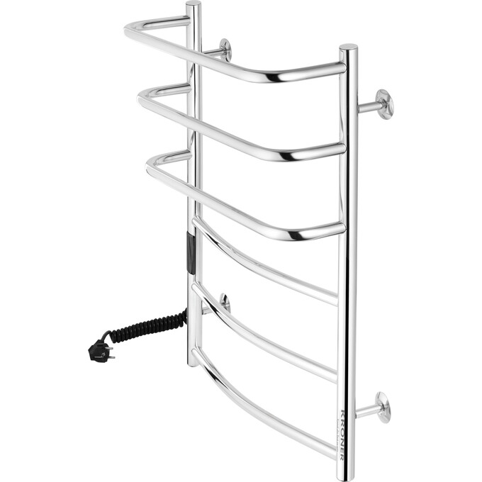 Электрический полотенцесушитель Kroner KRP Prima PR-EL70x50-6 (500x700, левый, сенсорный), Доступные размеры: 500 x 700, Подключение полотенцесушителя: левое, фото 2