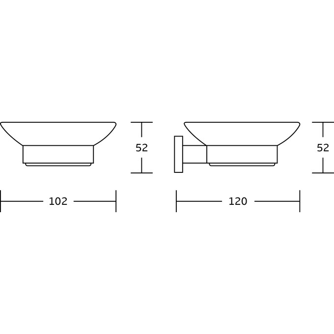 Мыльница VBI Mars Brushed Gold VBI-040105BG (брашированное золото, настенная), Цвет производителя: брашированное золото (матовое), фото 2