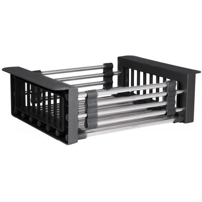 Мойка для кухни Lidz Handmade H6050HB Decor Black PVD Honeycomb LDH6050BDECPVD4837149129 (60x50 см, черный декор, 2.5/0.5 мм, с корзиной, сифоном и дозатором), Доступные размеры: 60 x 50, Цвет производителя: черный декор, Тип поверхности: декор (рифленая), фото 17