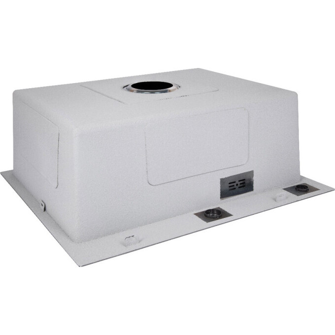 Мойка для кухни Lidz Handmade H6050HB Decor Black PVD Honeycomb LDH6050BDECPVD4837149129 (60x50 см, черный декор, 2.5/0.5 мм, с корзиной, сифоном и дозатором), Доступные размеры: 60 x 50, Цвет производителя: черный декор, Тип поверхности: декор (рифленая), фото 10