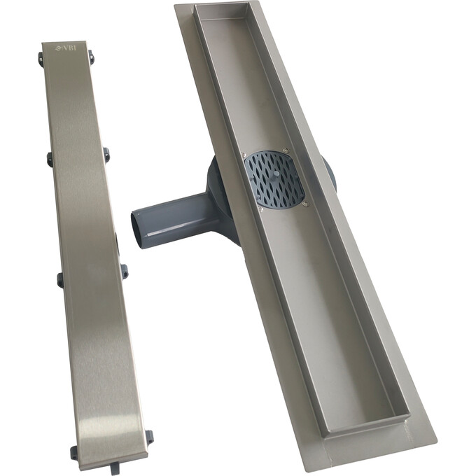 Душовий трап VBI Fort 100 Chrome VBI-060110CH (100 см, хром), Колір виробника: хром, Доступні розміри: 100, фото , изображение 2