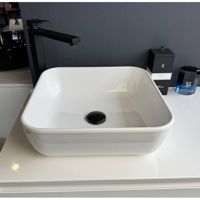 Умивальник Snail Палермо 178A100 (40x40 см, чаша), Колір виробника: білий глянець, фото , изображение 2