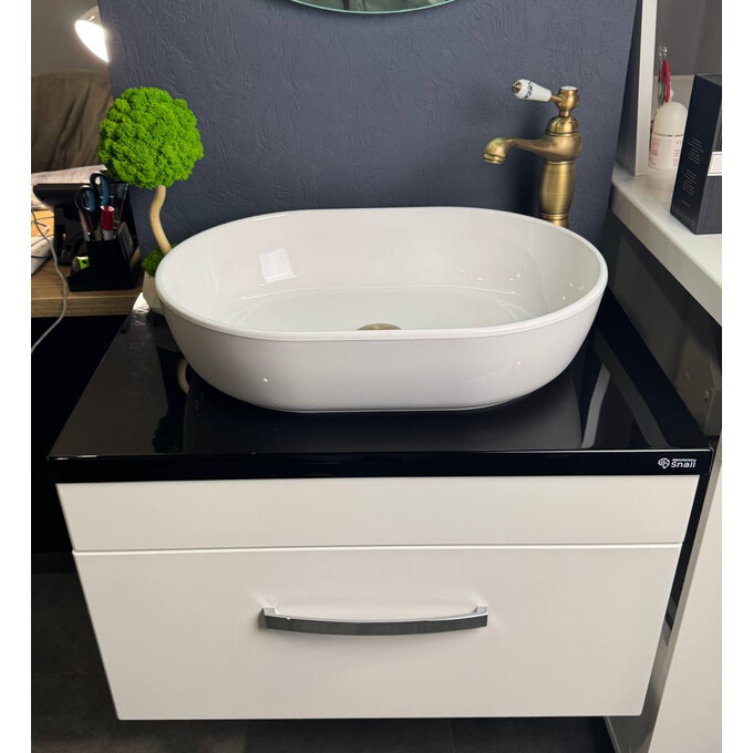 Умивальник Snail Персія 175A100 (54x38 см, чаша), Колір виробника: білий глянець, фото , изображение 2