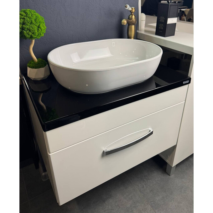 Умивальник Snail Персія 175A100 (54x38 см, чаша), Колір виробника: білий глянець, фото , изображение 4