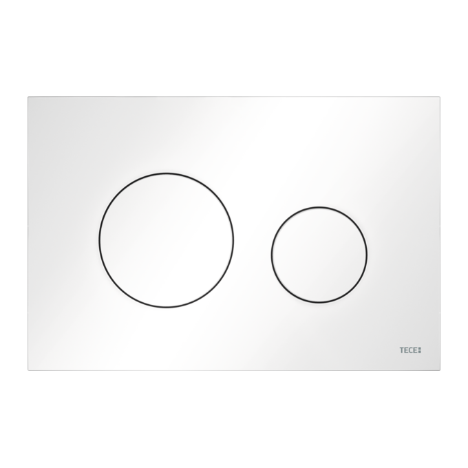 Клавиша смыва Tece Loop 9240920 (белая глянцевая), Цвет производителя: белый глянец, фото 