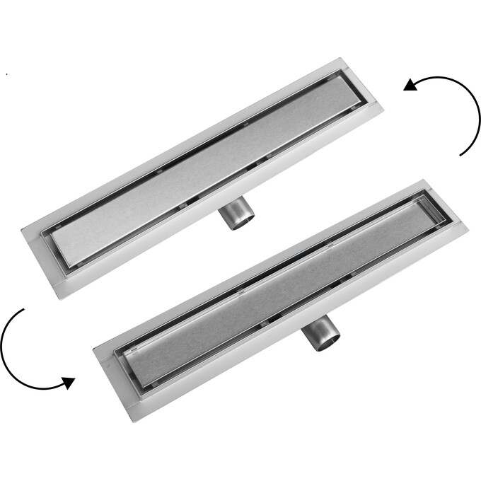 Душовий трап VBI Kent 80 Chrome VBI-060308CH (80 см, хром), Колір виробника: хром, Доступні розміри: 80, фото , изображение 3