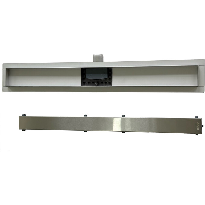 Душовий трап VBI Kent 90 Chrome VBI-060309CH (90 см, хром), Колір виробника: хром, Доступні розміри: 90, фото , изображение 2