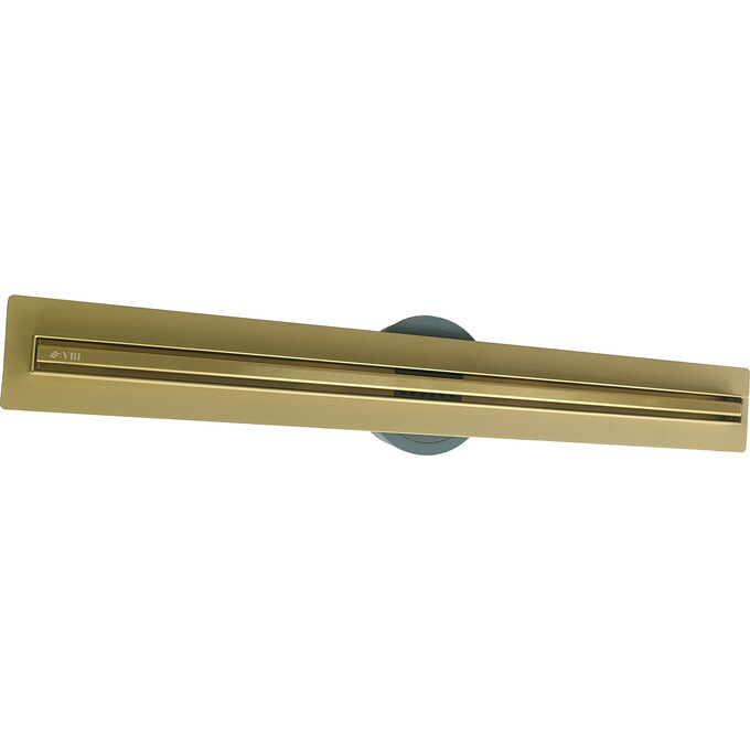 Душовий трап VBI Fort Slim 100 Brushed Gold VBI-060210BG (100 см, брашоване золото), Колір виробника: золото брашоване (матове), Доступні розміри: 100, фото 