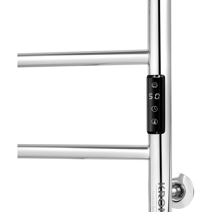 Электрический полотенцесушитель Kroner KRP Diva DV-ER50x50-4 (500x500, правый, сенсорный), Доступные размеры: 500 x 500, Подключение полотенцесушителя: правое, фото 4