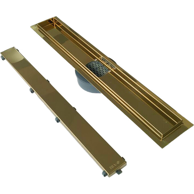 Душевой трап VBI Fort 70 Gold VBI-060107GL (70 см, золото), Цвет производителя: золото, Доступные размеры: 70, фото 3