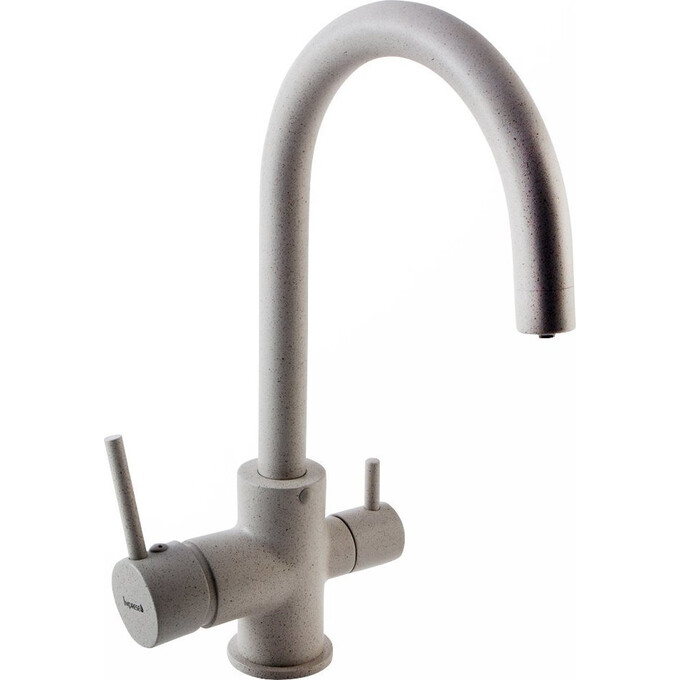 Смеситель для кухни Imprese Daicy 55009-UG (бежевый, с подключением питьевой воды), Цвет производителя: бежевый, фото 3