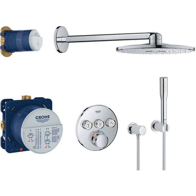 Душевая система с термостатом Grohe Grohtherm Smartcontrol 34705000, фото 