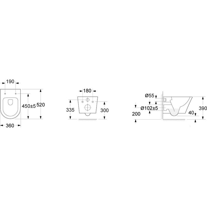 Чаша унитаза с крышкой микролифт Volle Nemo 13-17-316, фото 2