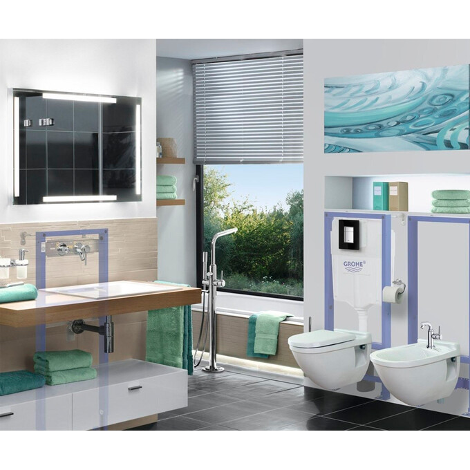 Инсталляция для биде Grohe Rapid Sl 38553001, фото 2