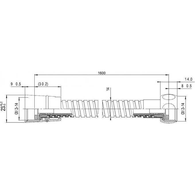 Шланг для душа Imprese 1116, фото 2