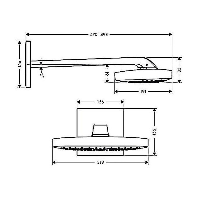 Душ Hansgrohe Raindance 26468400, фото 2