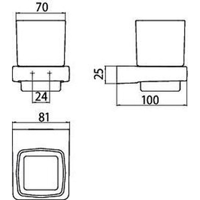 Стакан в ванную Emco Trend 0220 001 00, фото 2