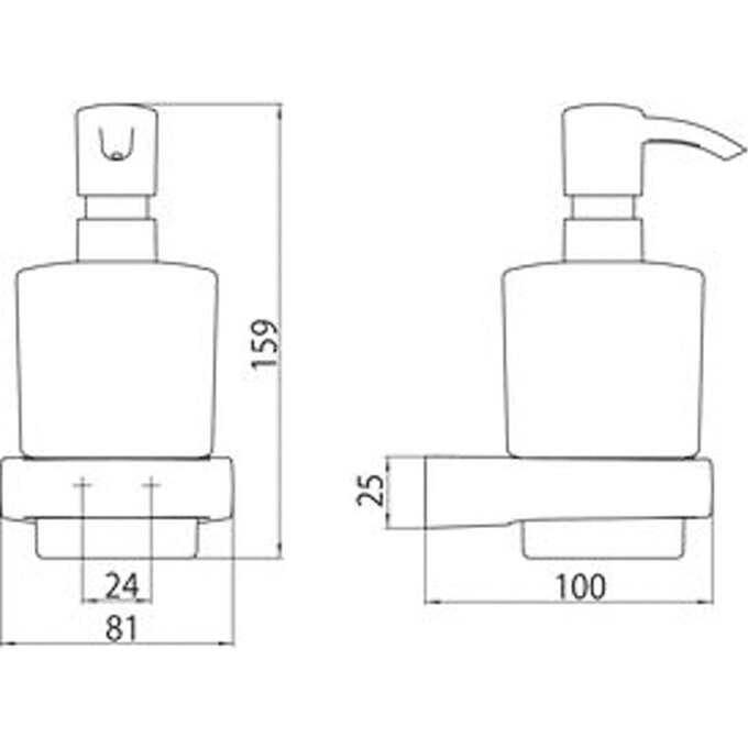 Дозатор для мила Emco Trend 0221 001 00, фото , изображение 2