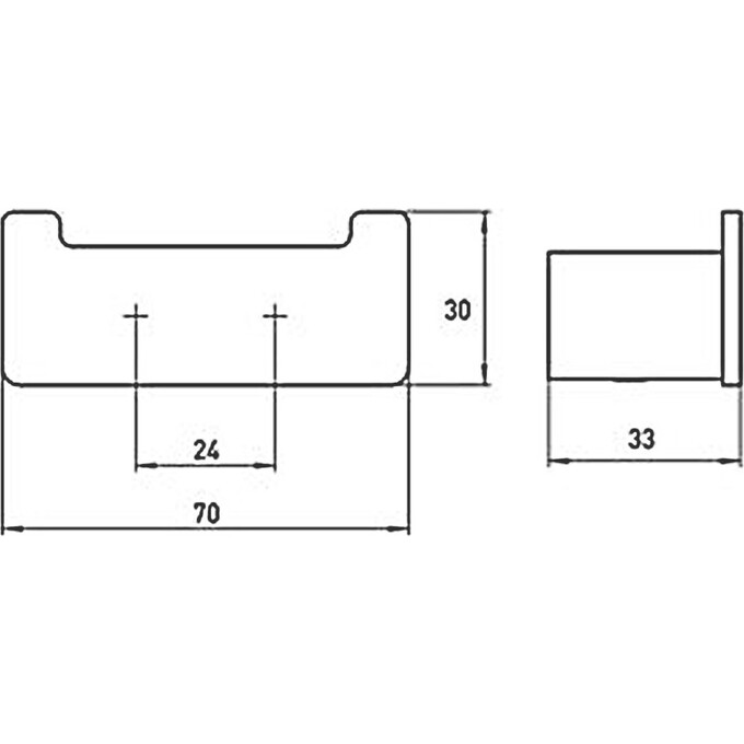 Гачок для ванни Emco Loft 0575 001 02, фото , изображение 2