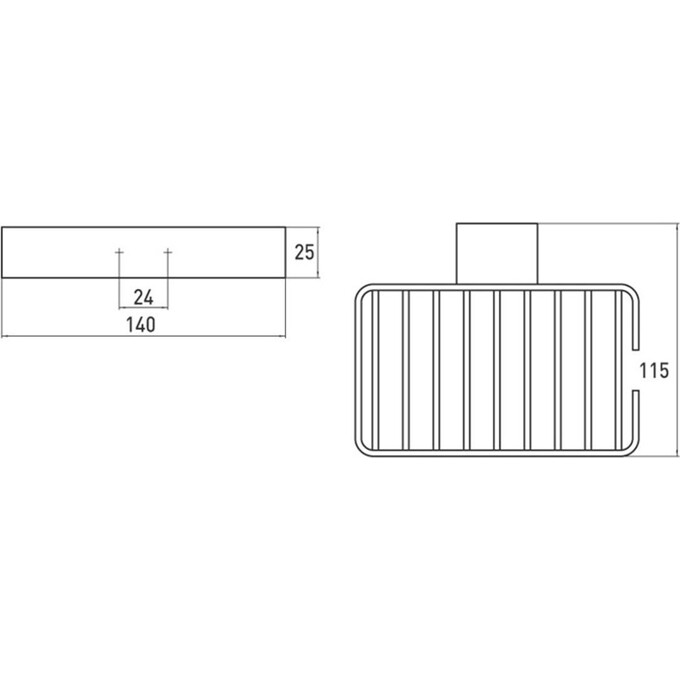 Поличка Emco Loft 0545 001 02, фото , изображение 2