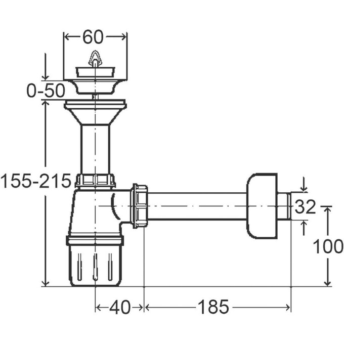 Сифон для раковини Viega 103927, фото , изображение 2