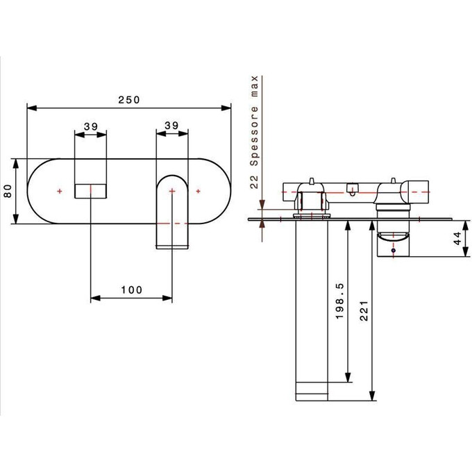 Смеситель для раковины Bonomi Bonny 343162, фото 3